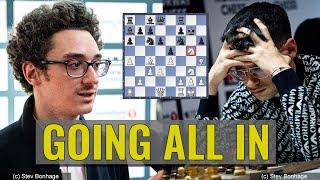 Going all in | Fabiano Caruana vs Alireza Firouzja | Norway Chess 2024