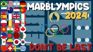 Don't Be Last - MarblOlympics 2024 Step 4 - Marble Race in Algodoo