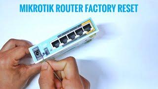 Mikrotik RB951ui 2nD Password Reset & Hard Reset - Mikrotik Router Factory Reset