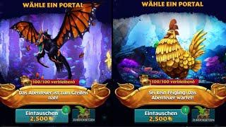 Dragons Aufstieg von Berk  beide Portale durchspielen (Testaccount)