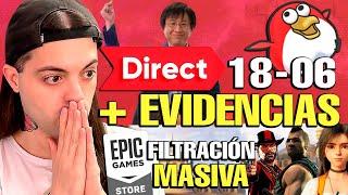 ES casi UN HECHO ¡El NINTENDO DIRECT será la PRÓXIMA SEMANA!  FILTRACIÓN MASIVA de EPIC GAMES