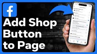 How To Add Shop Button To Facebook Page