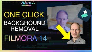 How to Remove Background With One Click in Filmora 14 Made EASY!