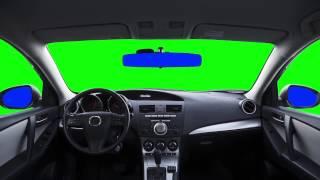 Green Screen Car Auto Interior HD - Footage PixelBoom CG