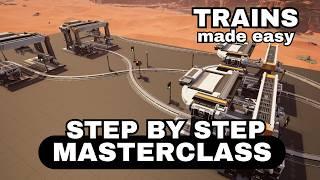 How to set up trains and signals! | Satisfactory 1.0 Masterclass