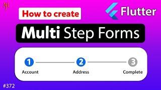 Flutter Tutorial - How To Use Stepper Widget | The Right Way | Multi-Step Forms