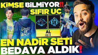 OHA! OYUNDA GÖRDÜĞÜM EN NADİR ve ÖZEL SETİ UC OLMADAN ALDIK! (AŞIRI NADİR) PUBG Mobile