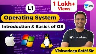 Introduction & Basics of OS | L 1 | Operating System | GATE 2022  #VishvadeepGothi