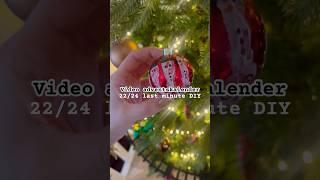 22/24 HOE cute! En makkelijk  #videoadventskalender #minivlog #diy #kerst #vlog