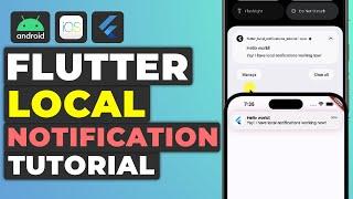 Flutter Local Notification Tutorial | iOS & Android Notification Tutorial