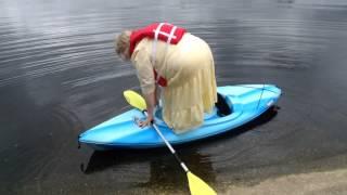 How to get into a kayak