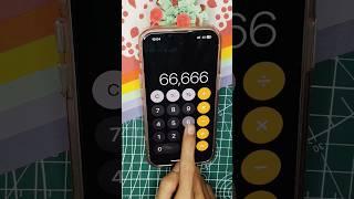 iphone Calculator magic trick🪄 #reaction of @Tonniartandcraft #viral #shorts #iphone #magic