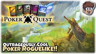 OUTRAGEOUSLY COOL POKER ROGUELIKE!! | Let's Try: Poker Quest | PC Gameplay