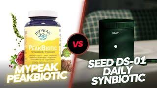 Seed DS 01 Daily Synbiotic vs myPEAK PeakBiotic