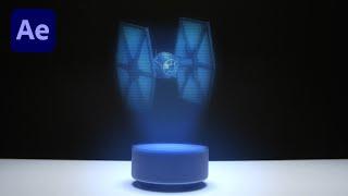 Star Wars Hologram Effect Tutorial - AFTER EFFECTS