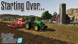 Starting Over on Amberstone! (Game Update) | Farming Simulator 23