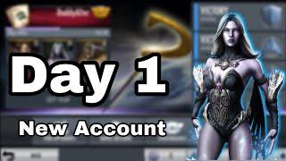 Injustice Mobile - New Account Day 1 (24hr Account Challenge, Killer Croc Challenge Completion)