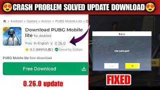 PUBG LITE NEW UPDATE | Crash Problem FIX 100% Solution | Pubg Lite Crash Problem 