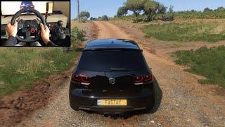 Forza Horizon 5 Volkswagen Golf 6 R - Logitech g29 gameplay