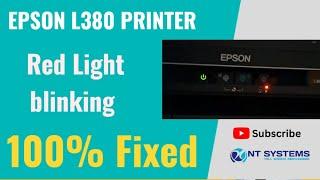 #EPSON L380 PRINTER RED LIGHT BLINKING ERROR 100% FIXED IN TAMIL | @ntsystemspondy8731