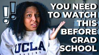 Grad School MYTHS That Will RUIN Your Grad Success! IMPORTANT Grad School Tips & Advice