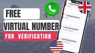 How To Get FREE Virtual Phone Number Of Any Country 2024