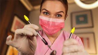 ASMR Relaxing Dental Examination & Cleaning  RP.  (Cleaning, Brushing, Polishing) Personal Attention