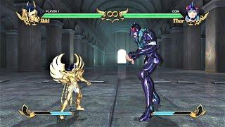 Phoenix Ikki God Cloth vs Phecda Thor (Hardest AI) - Saint Seiya: Soldiers' Soul