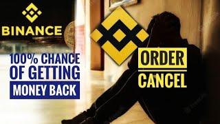 order cancel Don't be afraid if your order gets cancelled, this video will give you 100% refund