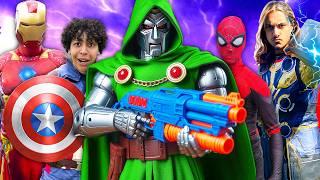 Dr Doom VS Avengers - Nerf Battle!