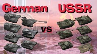 WOT Blitz Germany vs USSR || Tier 10 Face Off
