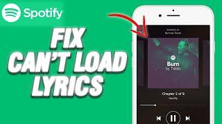 How To Fix Spotify App Can't Load Lyrics | Final Solution