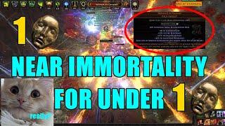 Becoming Nearly Immortal in Path of Exile for Under 1 Divine - PoE 3.22 League - Defiance of Destiny