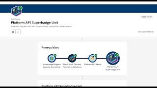 Master Salesforce API Integration with Platform API Superbadge!
