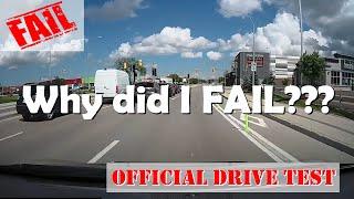 Why did I fail??  Can you spot the critical errors?  Official Driving Test