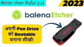 Make your USB Flash Drive Bootable using balena Etcher | Kali linux 2023.1