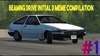 BeamNG Drive Initial D Meme Compilation