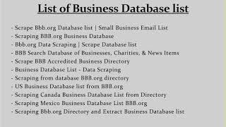 Scrape Arizona Business Data from BBB