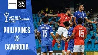 AFF U23 Championship 2022 | Philippines vs Cambodia highlights