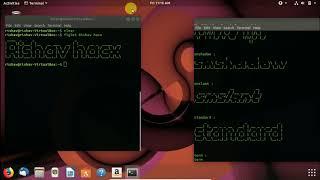 Figlet command in unix / Linux | Ubuntu | Rishav hacx