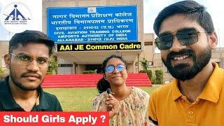 AAI - JE Common Cadre Job Profile for Girls- By ATC Officer Isha