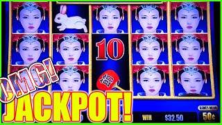 INSANE WILDS JACKPOT WIN on Autumn Moon Dragon Link Slot! High Limit Wilds Pay BIG! 