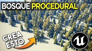 Cómo crear un bosque procedural con Unreal Engine 5.2 y PCG ¡Fácil y rápido!