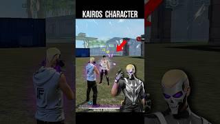 Kairos Character Ability Test  Free Fire New Character Kairos Skill #srikantaff