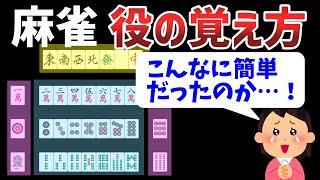 【初心者必見】麻雀の役が驚くほど簡単に頭に入ってくる「覚え方のイメージ」をお教えします。