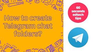 How to create Telegram chat folders | Sistematik dengan folder di Telegram