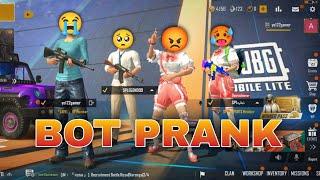 BOT PRANK  IN PUBG MOBILE LITE #shorts #pubgliteshorts #youtubeshorts