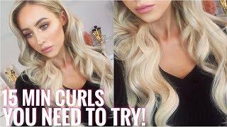 HOLLYWOOD CURLS UNDER 15 MIN | ZALA HAIR EXTENSIONS