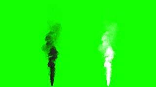 Футаж черного и белого дыма (Footage of smoke)
