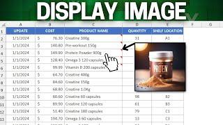 How to Show an Image when Hovering Over a Cell in Excel | Display a Photo Automatically